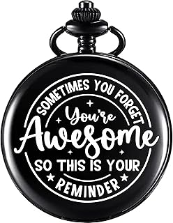 tiny tim Classic Black Pocket Watch Unique Memorable Gift for Husband, Wife, Girlfriend and Boyfriend Car Bike Home Key Chain & Key Rings for Valentines Day Gifting-picture-18
