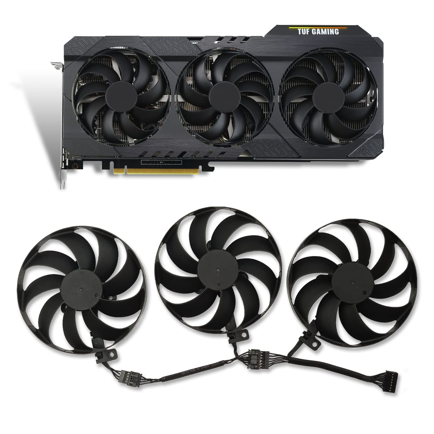 Cavabien 89mm CF9010U12D 12V 0.45A Replace Cooler Fan forRX 6900 XT 6700 XT and RTX 3060 Ti 3080 3070 Ti 3060 3070Graphic Card Cooling Fan (Fan-ABC)
