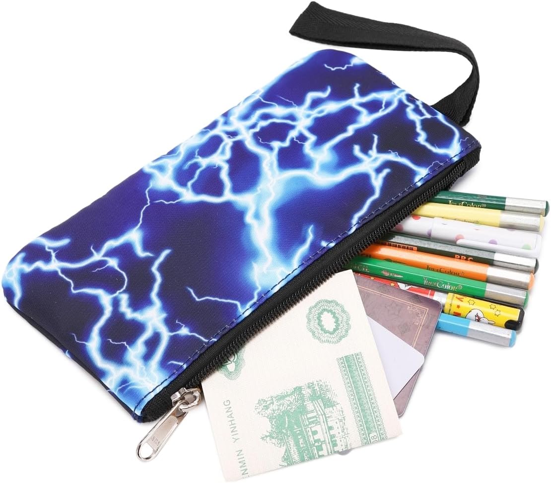 BABUN Backpack for Boys Middle Elementary Set for Kids Bookbag Lightning Laptop School Bags Waterproof With Lunch Box Bag (1-Blue) - Image 9