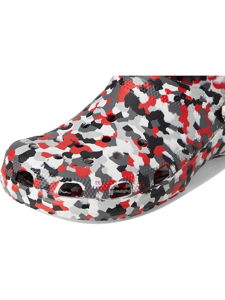 Red Crocs Classic Graphic Clogs