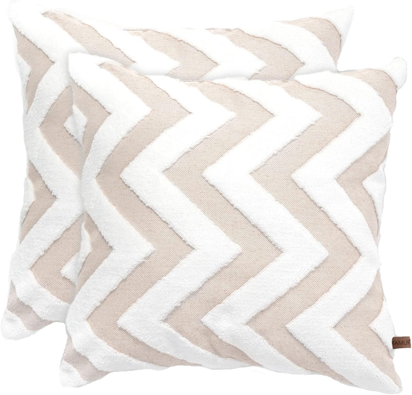 Set van 2 boho-kussenslopen, 45 x 45 cm, decoratieve