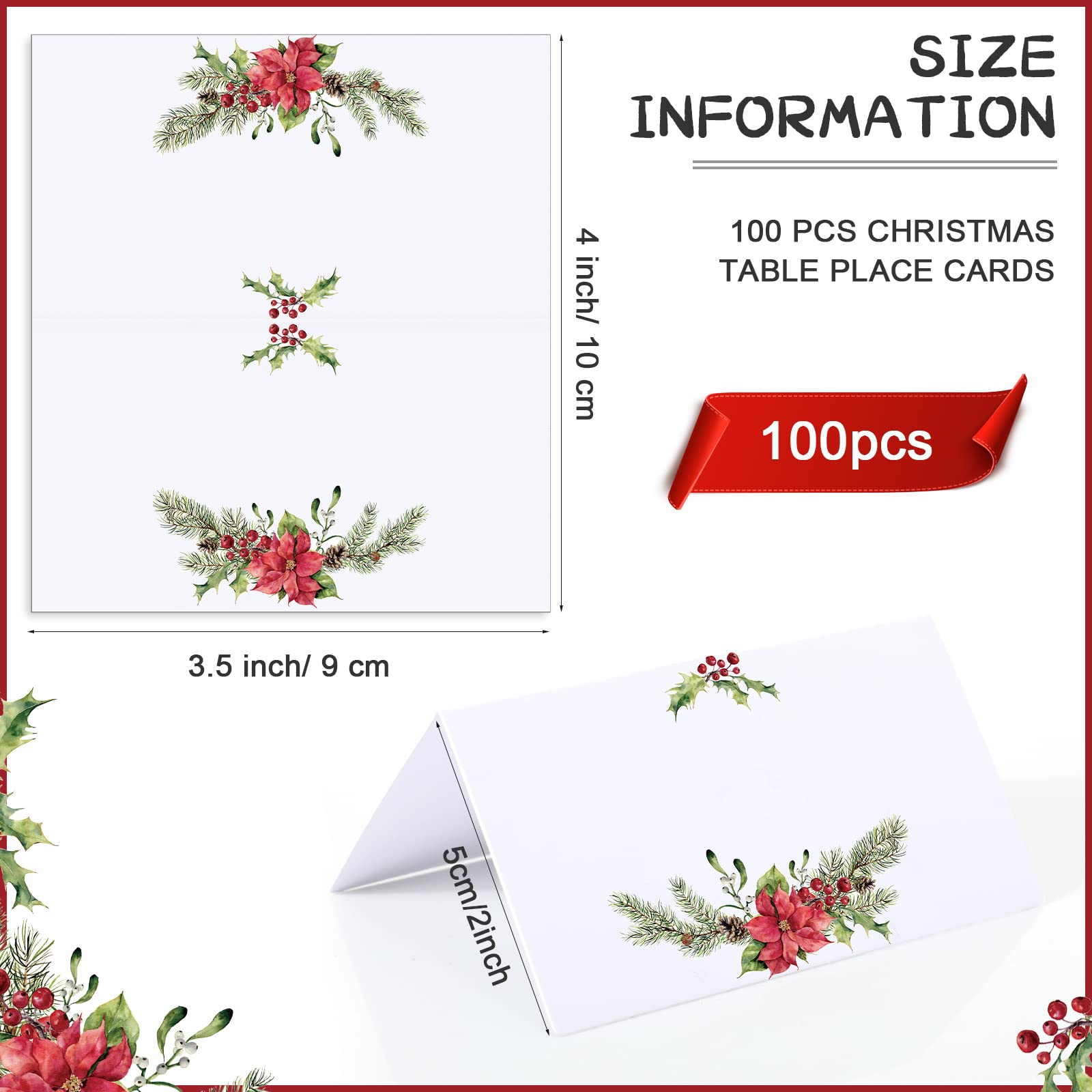 amazon-com-100-set-rustic-christmas-place-cards-name-cards-for-table-holiday-place-cards-with-poinsettia-holly-pine-cones-and-winter-florals-for-holiday-dinner-brunch-party-or-any-occasion-party-decoration