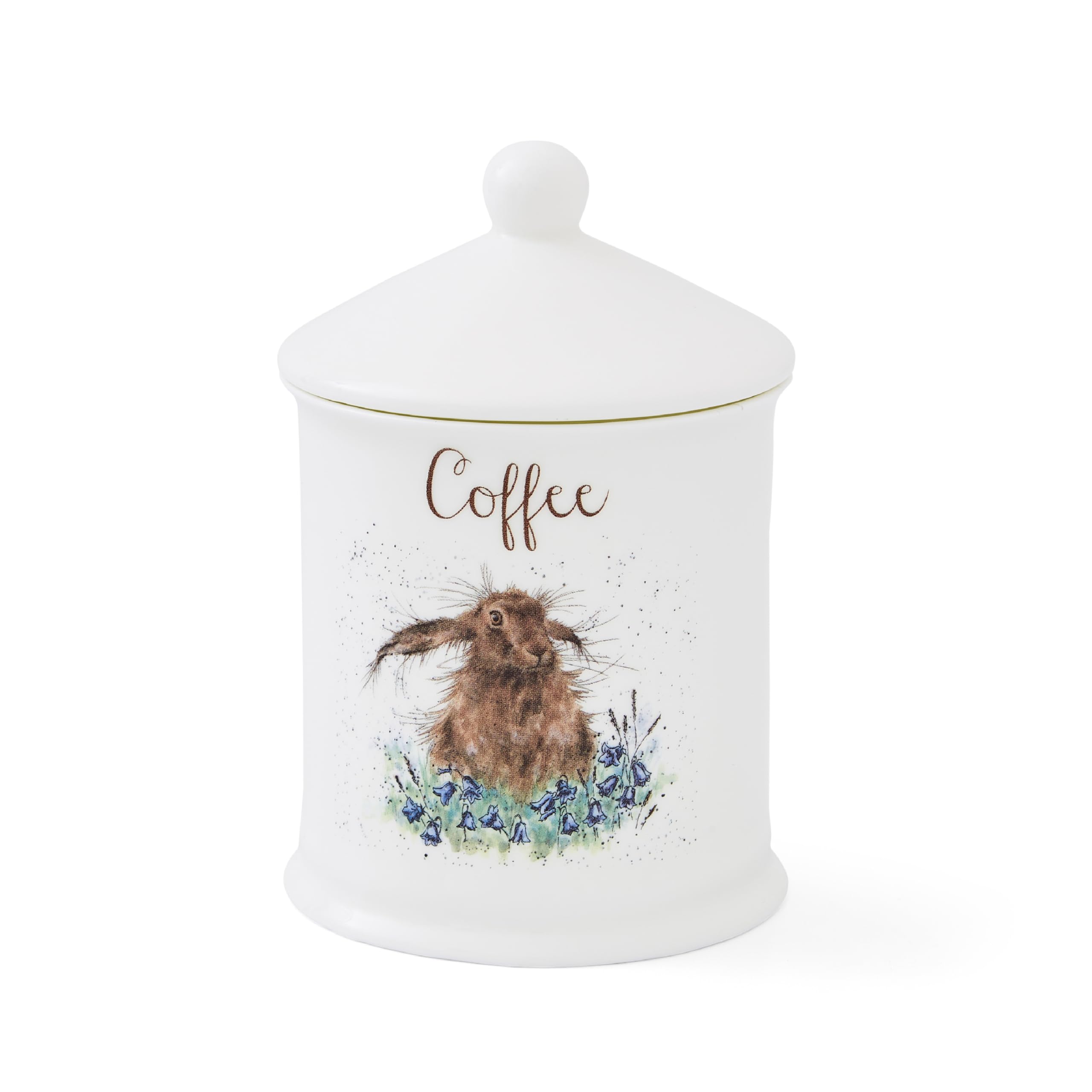 Wrendale By Royal Worcester Coffee Canister Hare, Multi-Colour