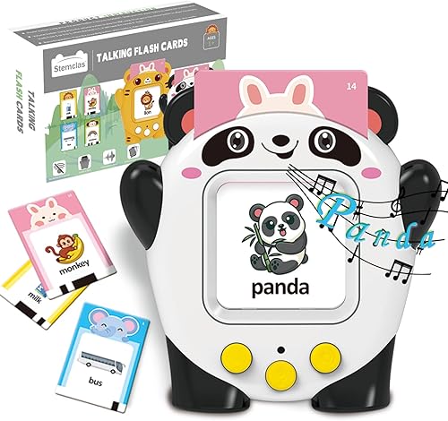 Stemclas Tarjetas didácticas parlantes, juguete sensorial para autismo, terapia del habla, juguetes Montessori, 224 palabras a la vista, regalos disponible en Yaxa Colombia