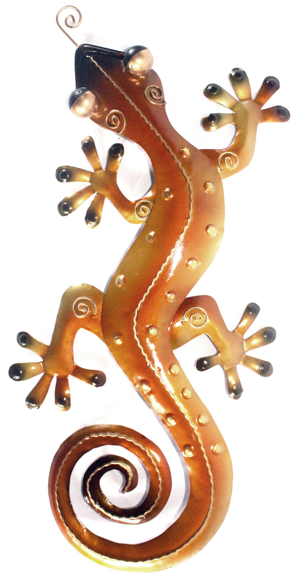 Amazon.com: D-Art Iron Orange Gecko Wall Décor Medium : Home & Kitchen
