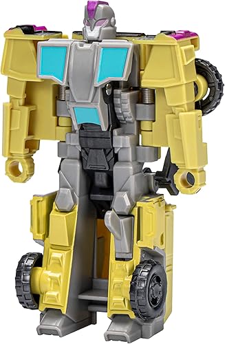 Transformers Toys EarthSpark - Figura de acción de 1 paso, cambiador de giro de 4 pulgadas, juguetes robot para edades de 6 años en adelante
