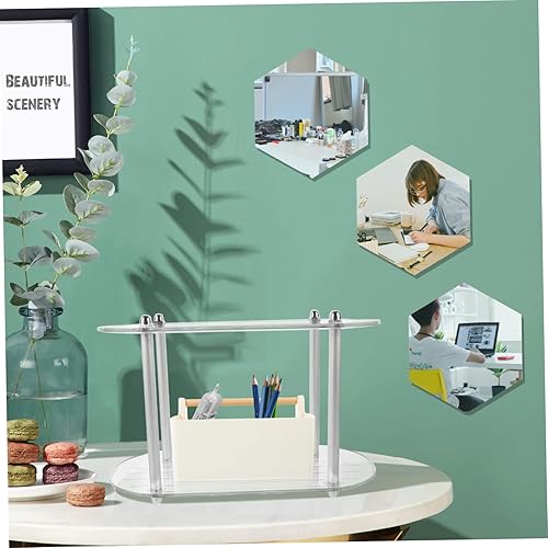 Miniatura 2 de DOITOOL Estante de múltiples capas para gabinete, organizador de ducha, estante de cristal, gabinete de vidrio, gabinete de exhibición de vidrio,