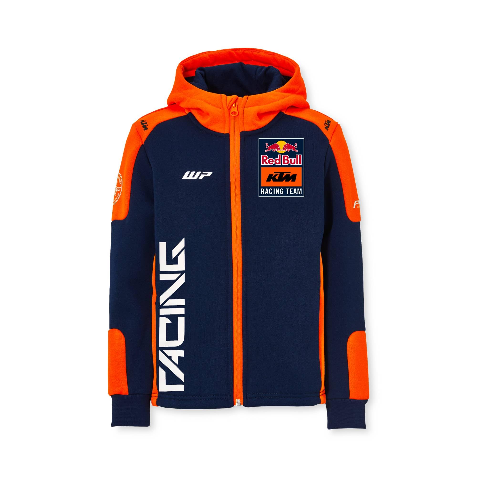 Red Bull Blue/Orange Replica Team Ktm Zip Hoodie - Full Zip - Dynamic Design - Kids - 104 - 152