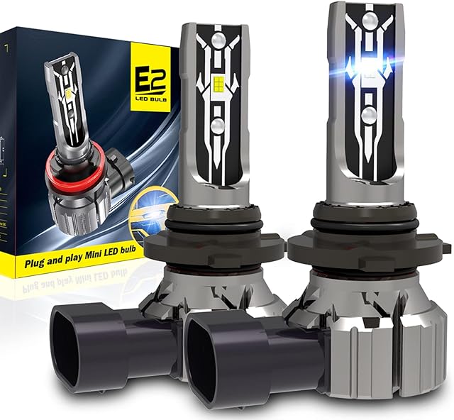 9006 HB4 LED Headlight Bulbs, 12V 70W 12000Lumens 6000K Xenon White 9006 HB4 LED Auto Car Headlight Conversion Kit, 360 Degree Adjustable Beam Lamps, IP67 Waterproof, Pack of 2 (9006 / HB4)