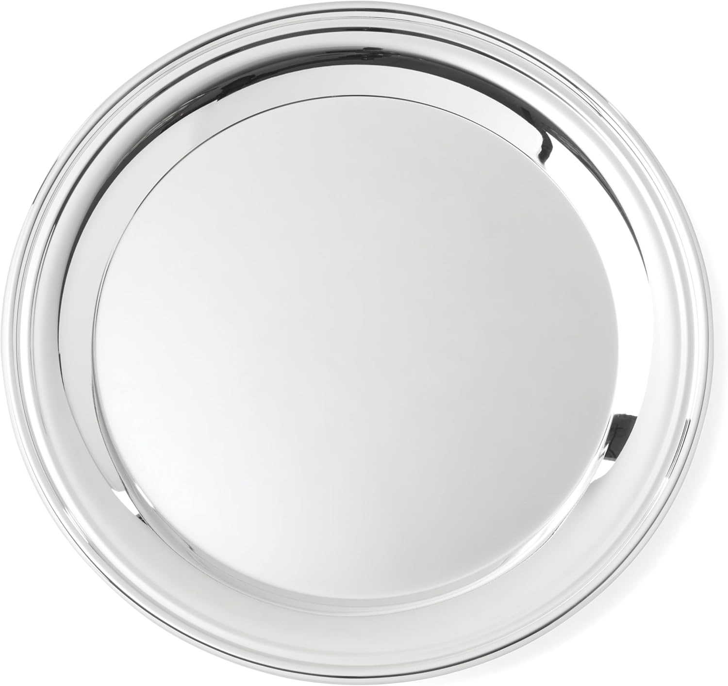Reed & Barton Oval Silverplate Serving Tray with Handles, 17-inch