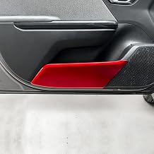 Compatible with Kia K4 2024 2025 2026 Accessories Auto Door Anti Kick Protection Trim Cover, Scratch-Resistant Car Interior-Carbon Fiber Pattern