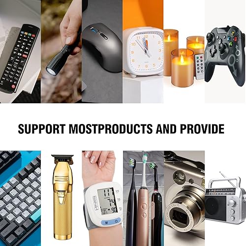 Miniatura 7 de Paquete de 60 pilas AAA, 10 años de vida útil, pilas AAA de 1200 mAh de 1.5 voltios LR03 alcalinas