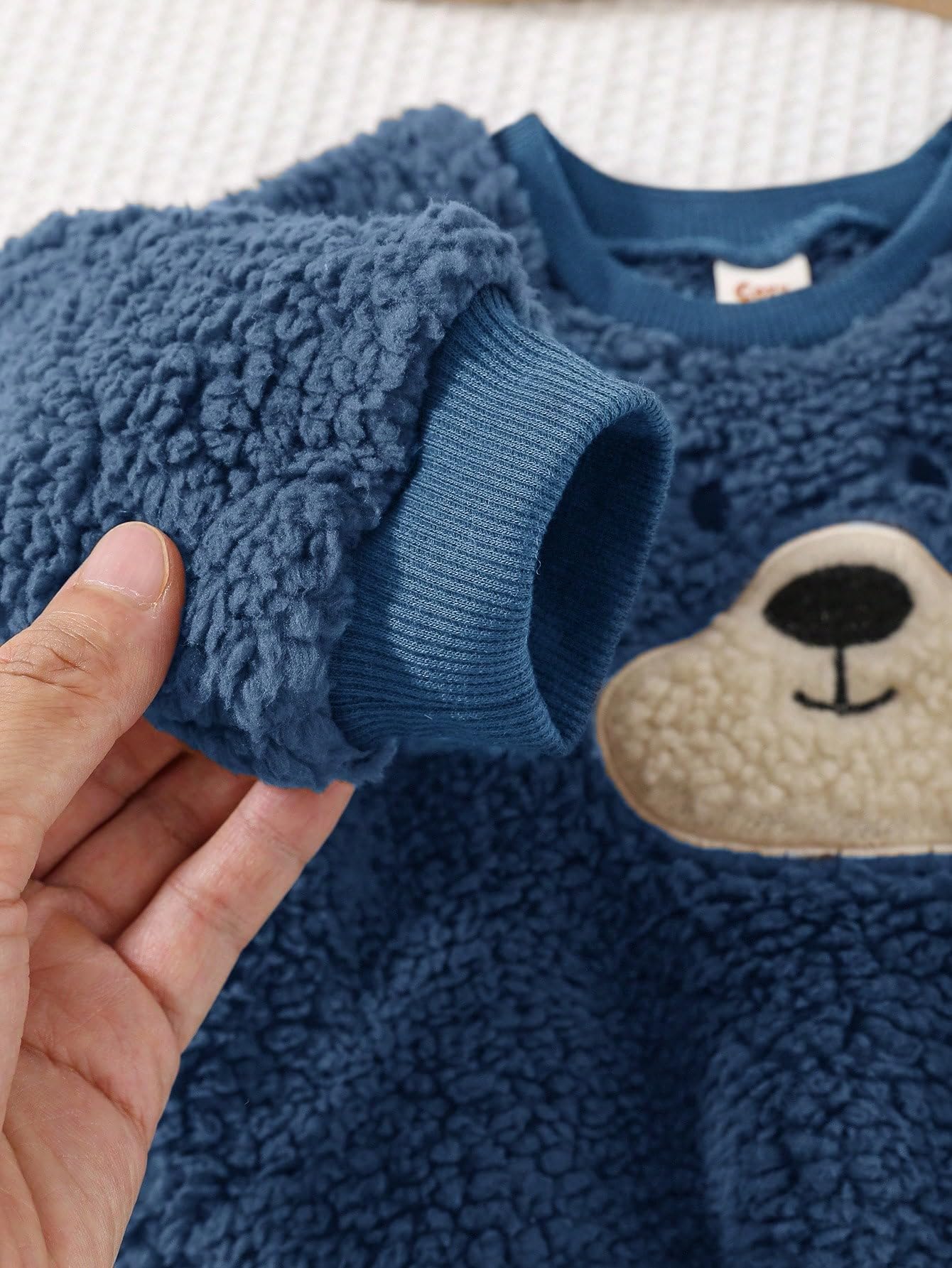 CUTIECRAZE Cuticraze Sweatshirt for Kids || Sweatshirt for Boy (Kids-05-Blue-(18-24M)) - Image 7 thumbnail