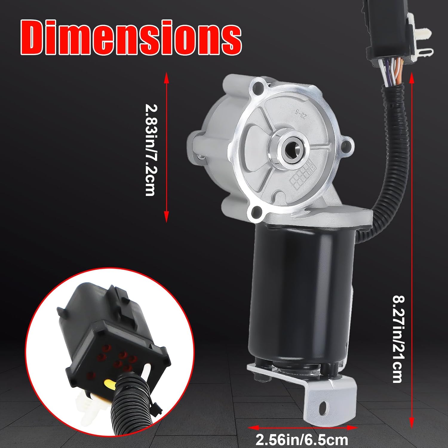 600-802 Transfer Case Shift Motor for Compatible with Lincoln Ford 1996-2004 F-150 Heritage Expedition Navigator F-250 HD V6 V8 5.4L 4.2L 4.6L Replacement for 48-207,48-214, YL1Z7G360AA