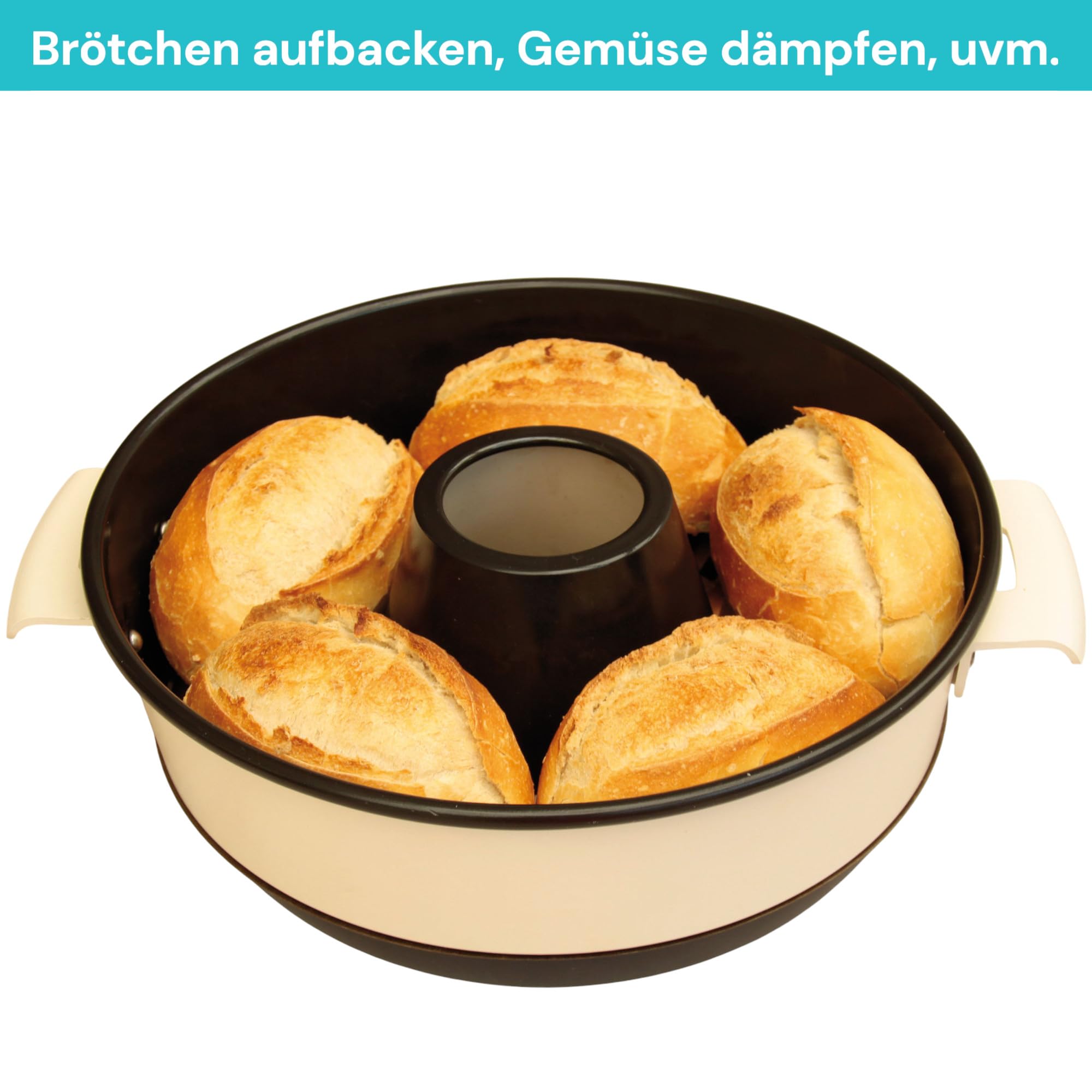 RoadRack Base – kratka do pieczenia na dole, z silikonową osłoną krawędzi do piekarnika RoadBaker i piekarnika OMNIA classic/maxi, kratka do pieczenia ze stali nierdzewnej, kratka do