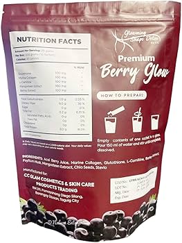 Amazon.com : Cris Cosmetics Premium Berry Glow Açaí Berry Drink