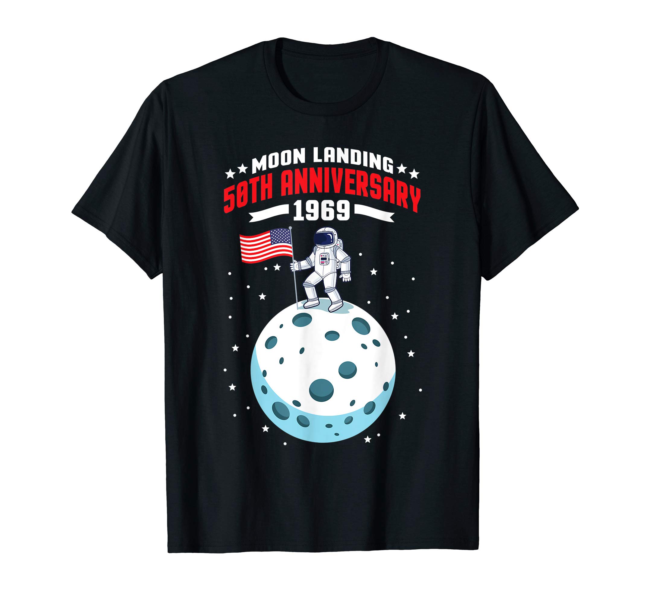 Apollo 11 Moon Landing Memorabilia and GiftsApollo 11 50th Anniversary Moon Landing 1969 - 2019 T-Shirt
