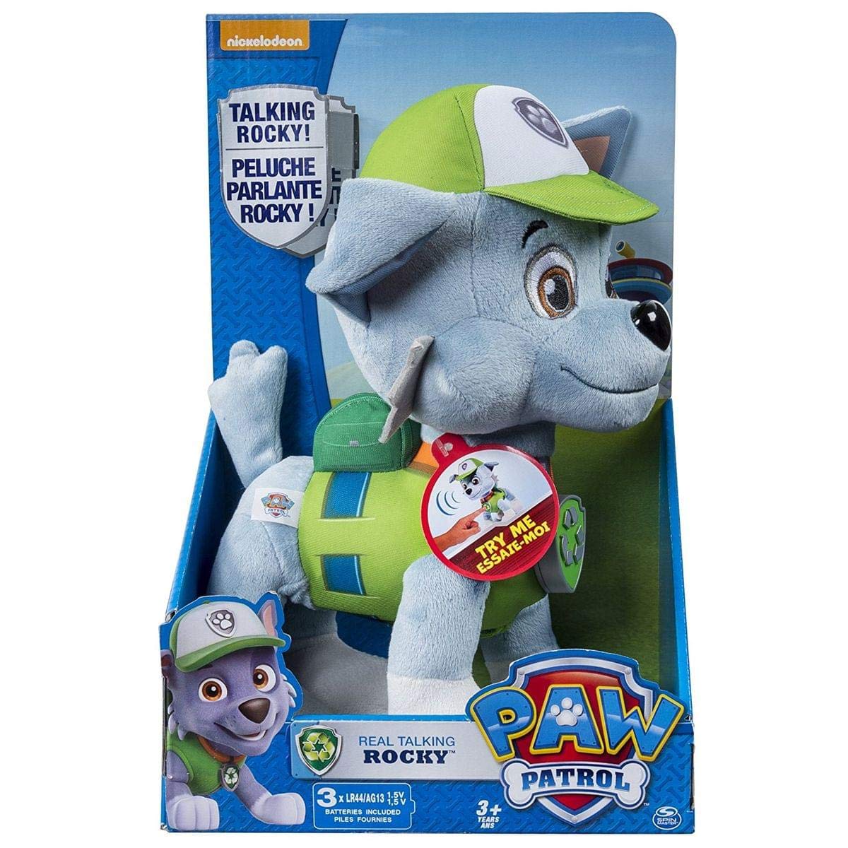 Nickelodeon Paw Patrol Talking Plush Rocky Desertcart Seychelles