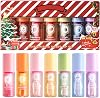 Inlzdz Pcs Fruit Infused Lip Oil Set Hydrating Gloss With Natural Botanicals For Smooth Nourished Lips Non Sticky And Lightweight Type B One Size