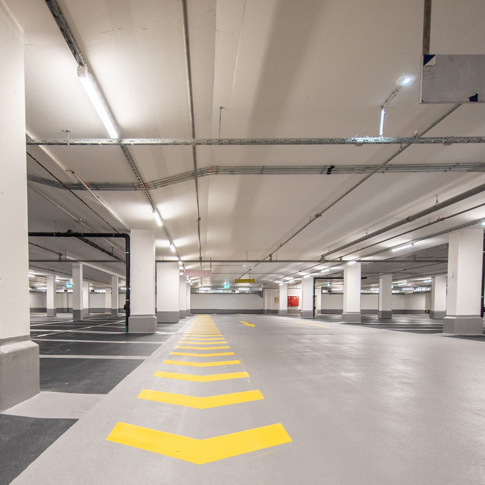 Popp® Pantalla estanca LED Integrado 40W 150CM 4000K 140lm/W TUBELINE-LARGA HORAS ENCENDIDO No flicker IP65 blanco PC parking trastero interior exterior 3 años garantía (40W 150CM, 4000K)