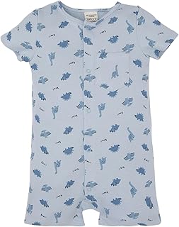 أفرول منسوج بقصة عادية ورقبة بأزرار وأكمام قصيرة للأولاد البيبي من ديفاكتو C2787A5