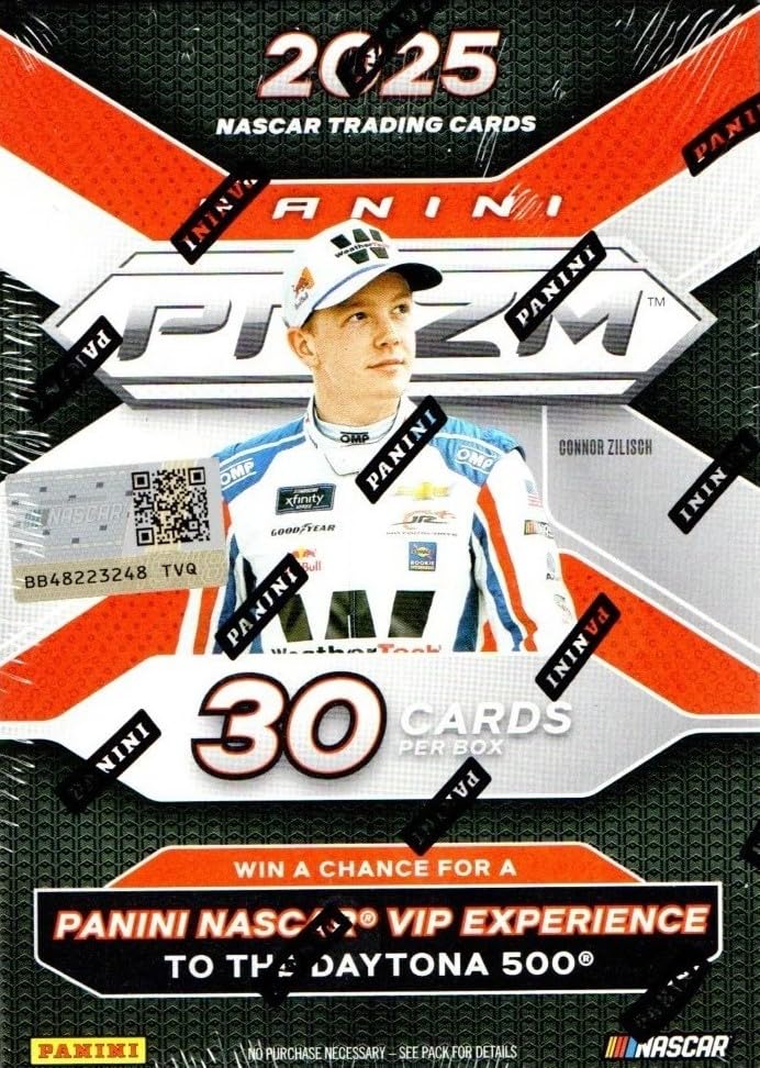 2025 Panini Prizm NASCAR Series Blaster Box of Packs with 4 EXCLUSIVE Blue Ice Parallel Cards