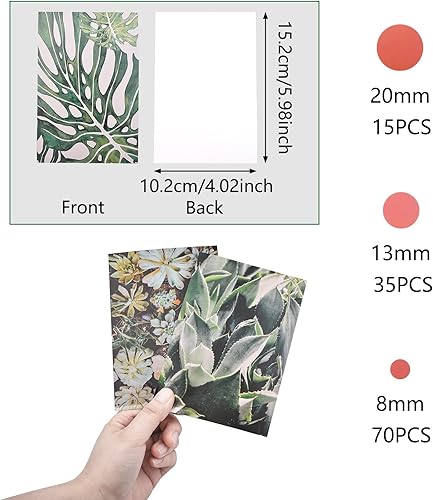 Miniatura 2 de WANDIC Kit de collage de pared, 50 postales de arte de pared bohemio, decoración neutra para dormitorio, imágenes estéticas para adolescentes,