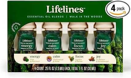 Lifelines "walk in the woods" essential oil blend 4-pac…