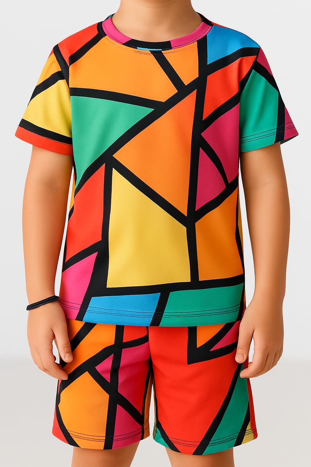 EMBLIKA Kids Matching Outfit Set for Boys | T-Shirt and Shorts | Everyday Comfort Wear. 2