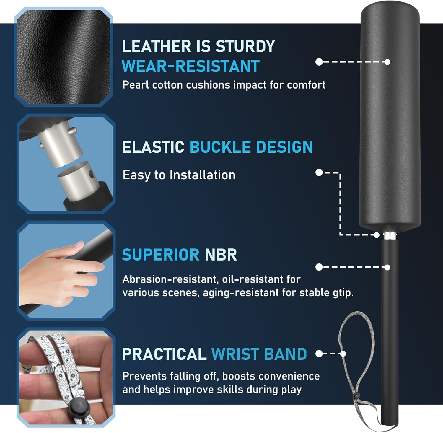 2 Pack Padded Blocking Guards Training Pads, Padded Contact Sticks, Blocking Sticks for Basketball Football Lacrosse MMA Training Pads