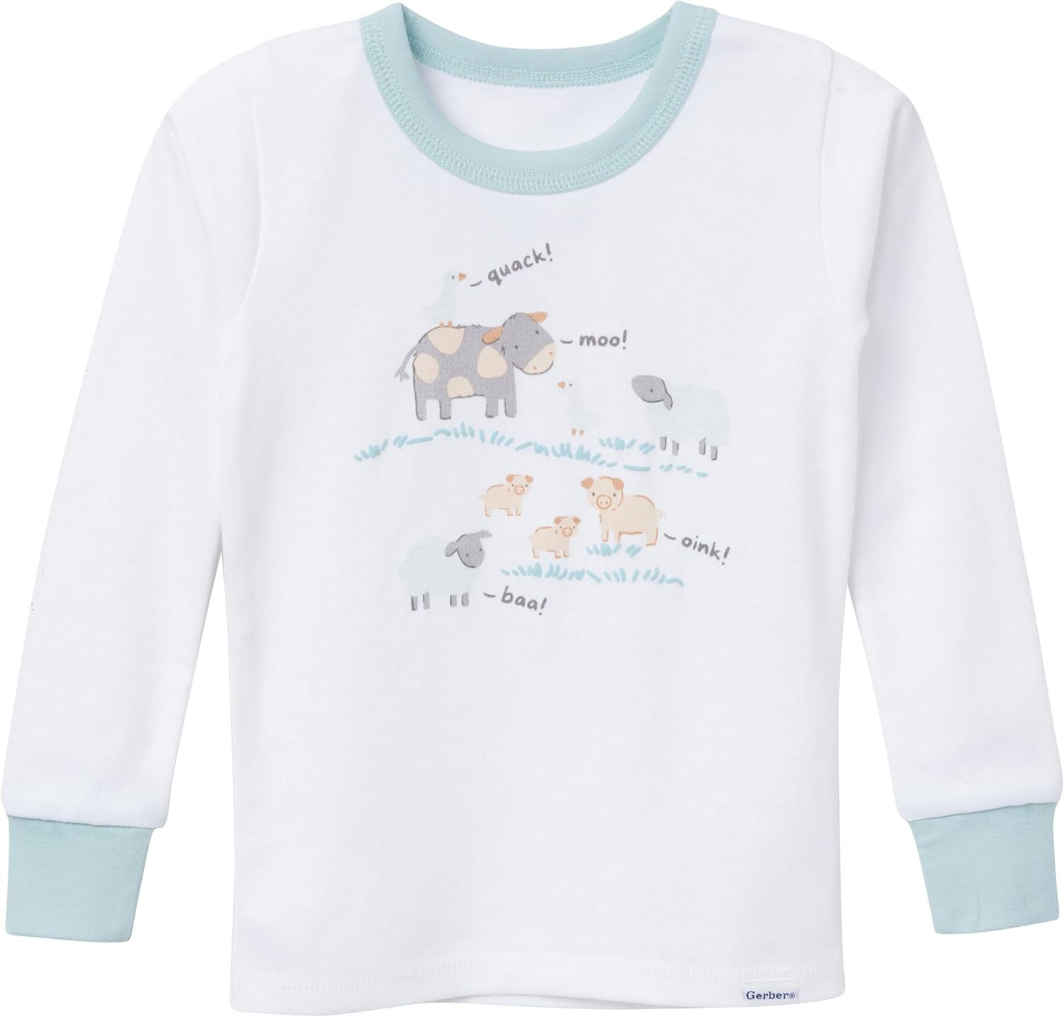 Gerber Unisex Baby Unisex-baby Toddler Snug Fit 4-piece Pajama Set - Image 4