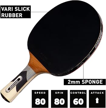 Donic-Schildkröt Tischtennisschläger Waldner 700, ABP-Griff, 2,0 mm Schwamm, Donic 3-Stern ITTF Belag, 754872