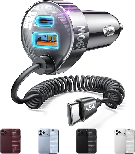 LISEN 90W for iPhone 18 17 16 Pro Max Car