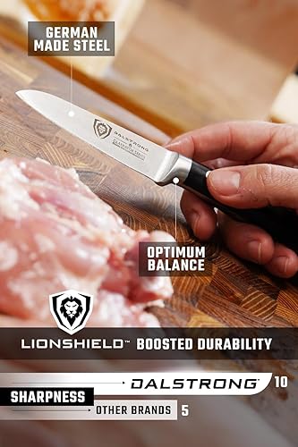 Miniatura 5 de DALSTRONG, cuchillo de pelar - serie Gladiator - acero alemán de alto carbono - 3.75 pulgadas.