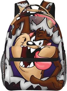 Taz Tasmanian She Devil Large Backpack,Unisex School Bookbags Daypack Bag,Water Resistant Personalized Laptop Tablet Backpack Travel School Bag