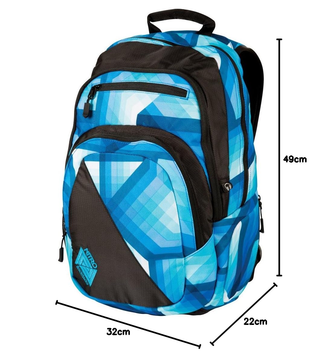 Nitro Rucksack Stash zaino Unisex - Adulto (Pacco da 1)