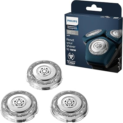 Philips – Têtes de rasage SH71/50 compatibles avec les rasoirs Philips Series 7000 (S7XXX) et Series 5000 (S55XX), nouvelle version qui remplace les RQ12/70, RQ12/60, SH60/70 et SH70/70