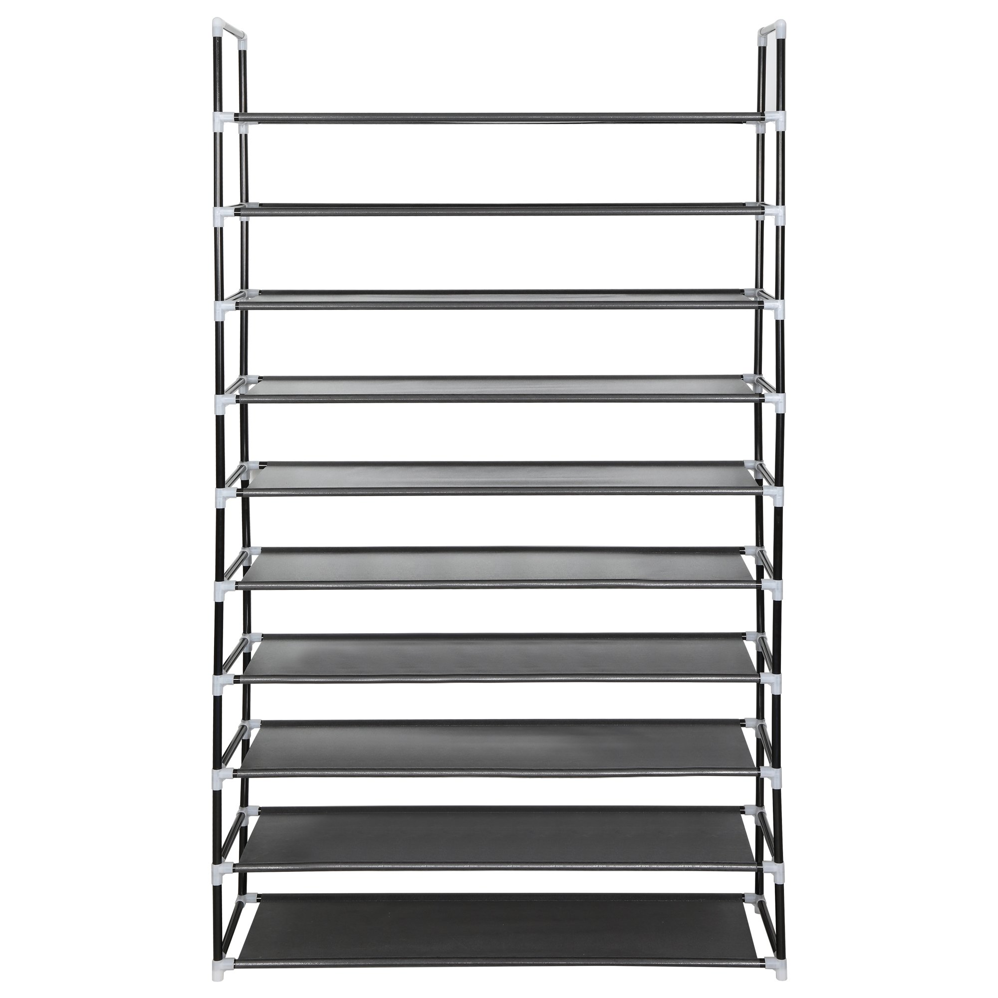 10-Tier Vertical Fabric Shoe Tower Storage Rack, Holds 50 Pairs, Adjusts to 2-Tier, 3-Tier, or 5-Tier Rack-image-41