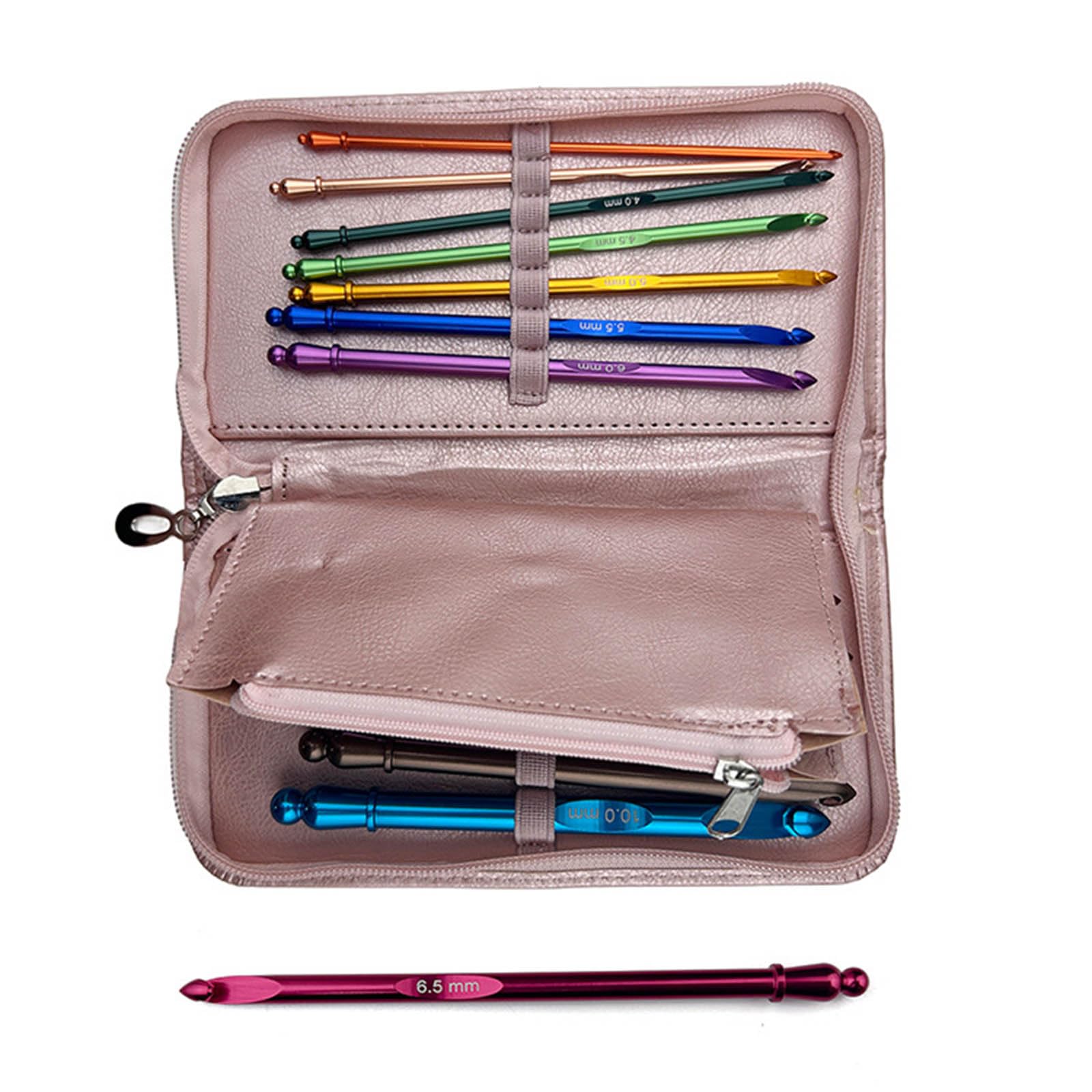 12-teiliges Stricknadel Set, buntes Häkelnadel Set, 3, 0 mm–10, 0 mm, Häkelnadel Häkeln, Stricken und Basteln
