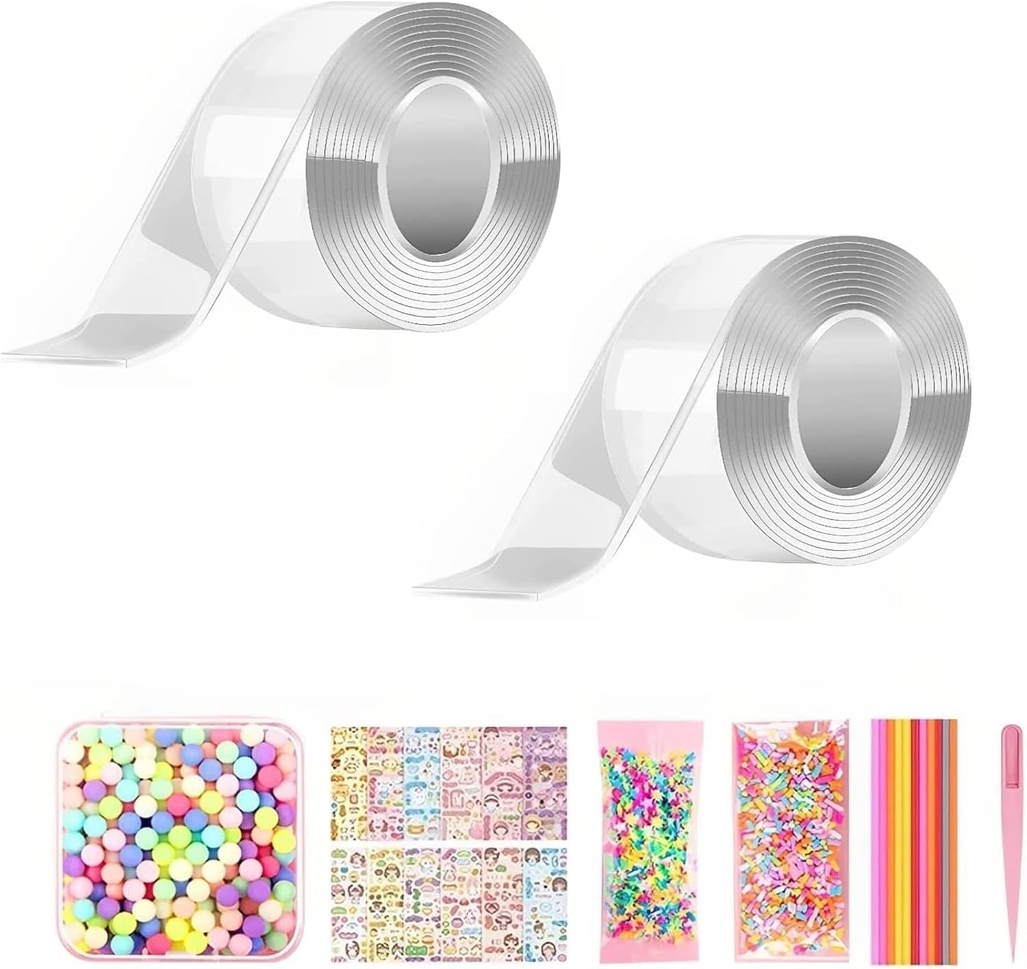 Nano Tape Bubble Tape, 2pcs Nano Tape For Making Bubbles