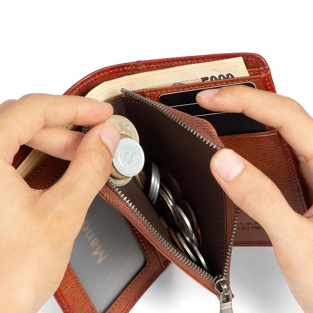 ☆新品未使用☆Mandiva☆マンディーヴァ☆二つ折り財布 Amazon | [Mandiva]財布 メンズ 本革 二つ折り コンパクト