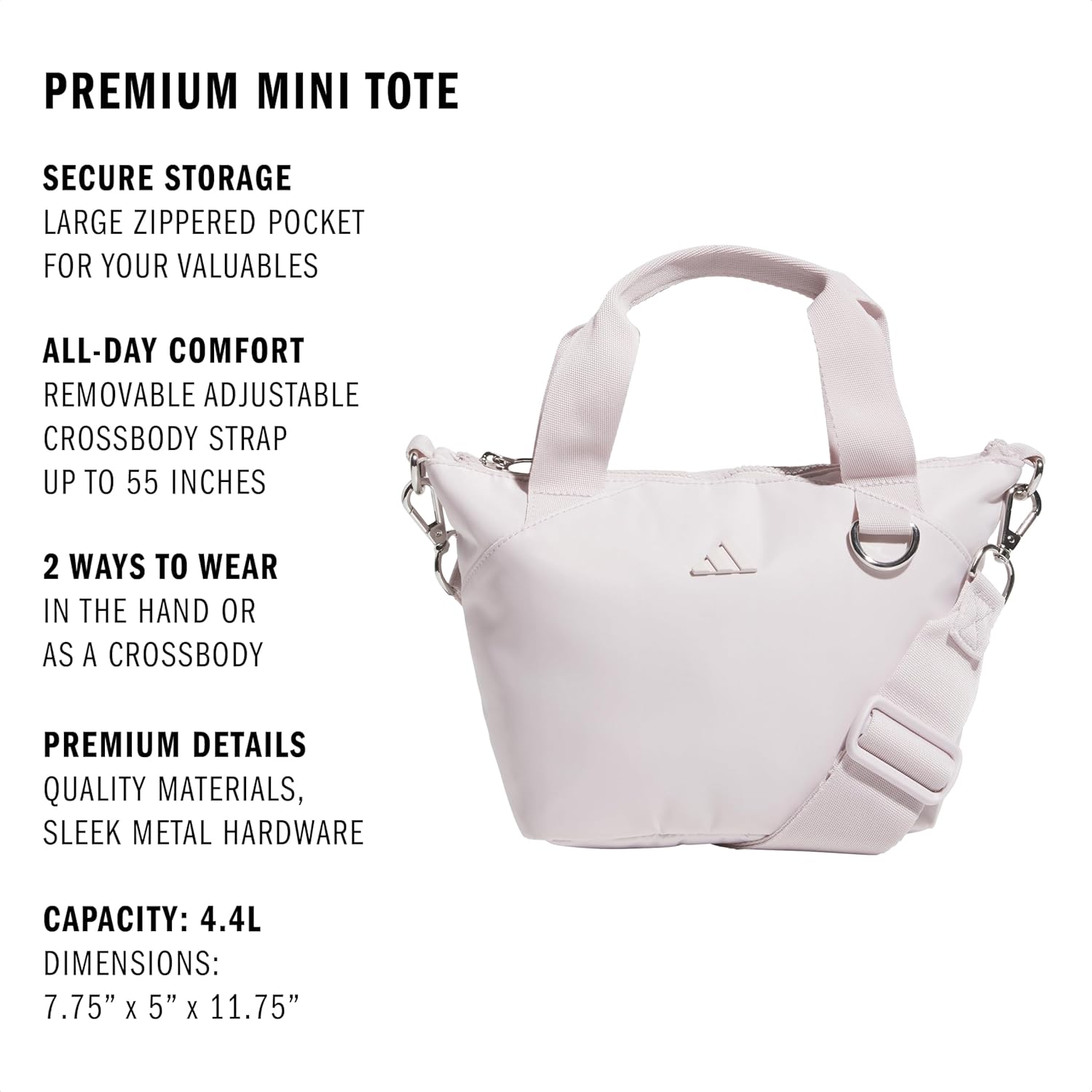 adidas Small Tote Mini Bag for Women and Men