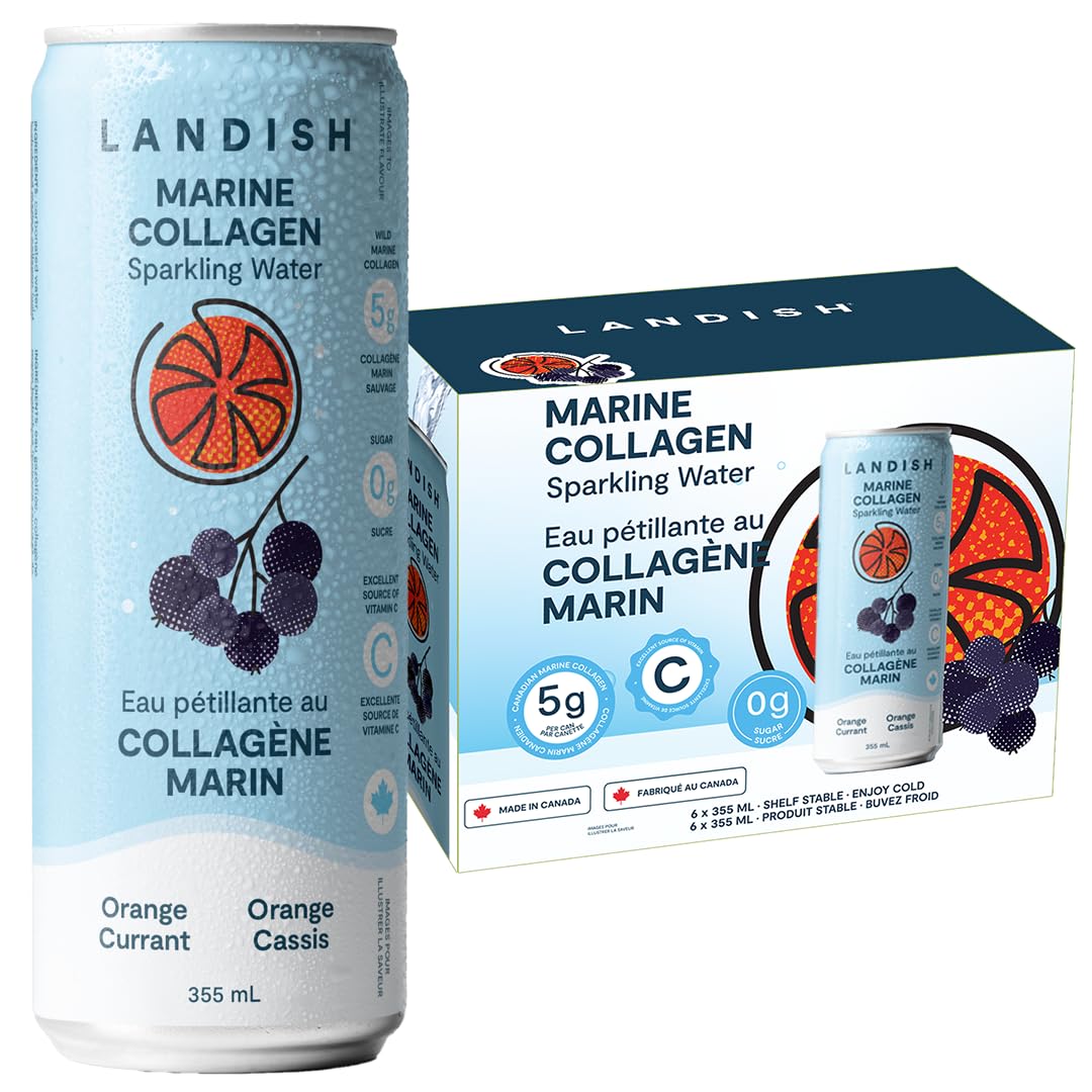 その他 marine collagens l Landish Marine Collagen Sparkling Water Drink - Orange Currant