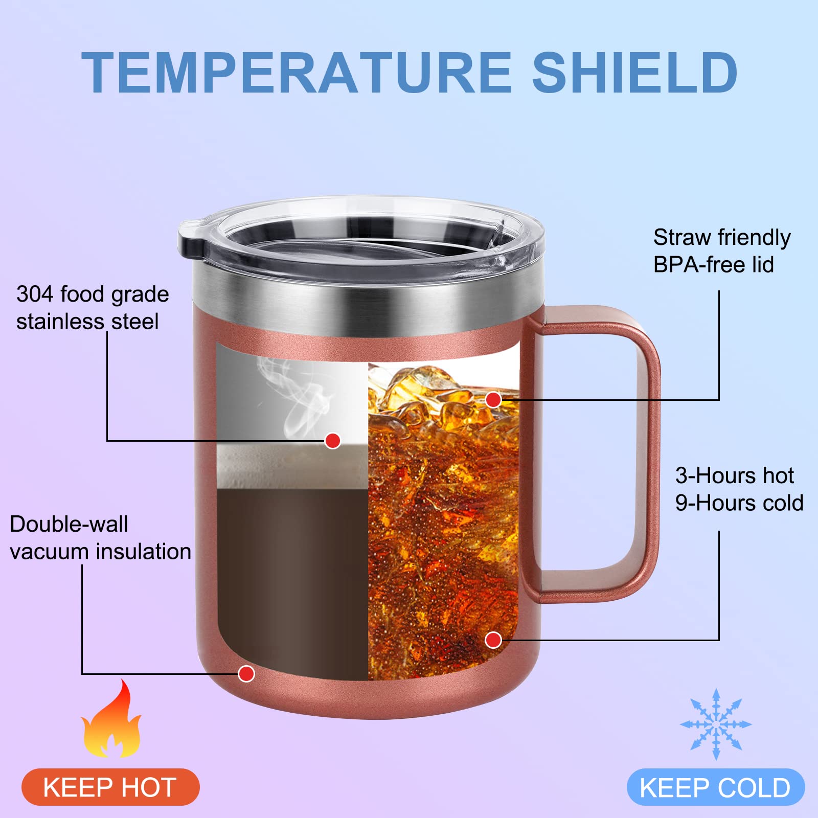 Livole Tazza Termica Per Insegnanti 600 Ml - Acciaio Inox 304 A Doppia Parete - Regalo Di Natale O Addio Con Frase