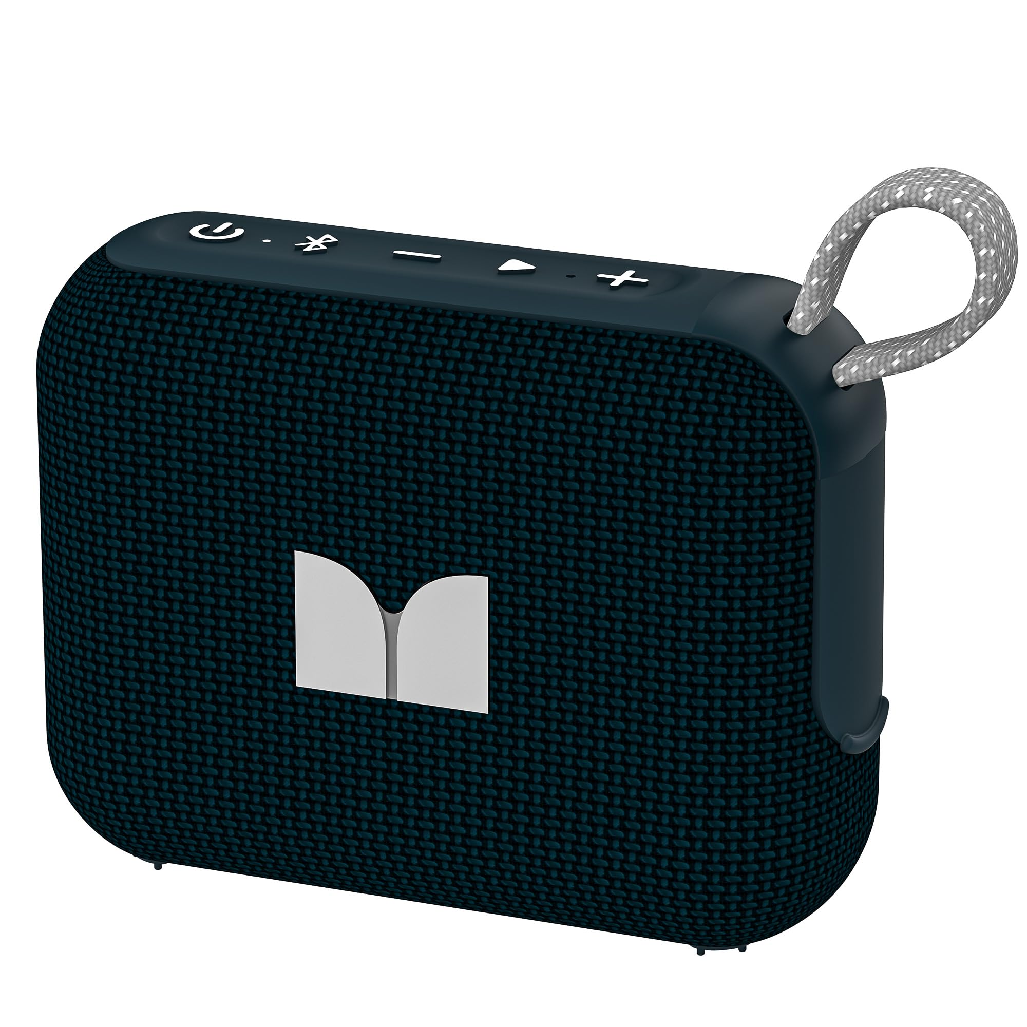 Monster Cube 1 Portable Bluetooth Speaker, IPX7 Waterproof, Bluetooth 6.0, 20H Playtime, Powerful Stereo Sound, Speaker for Home, Outdoors and Travel, Blue