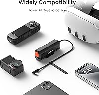 Vista 4 de KIWI design P5000 Compact Power Bank, 2 Pack 5000mah Battery Pack Compatible with Meta Quest 33S2Pro, 20W Fast Charing, Swap for Unlimited Power