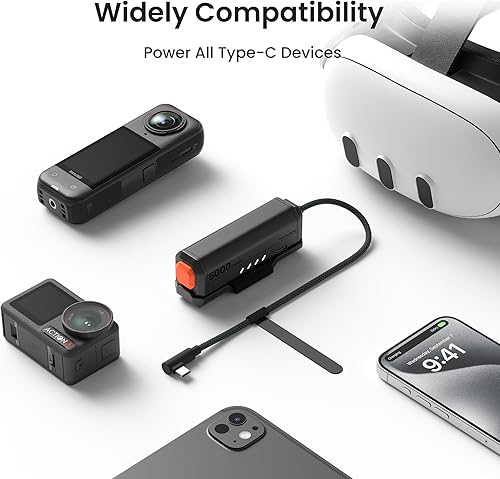 Miniatura 4 de KIWI design P5000 Compact Power Bank, 2 Pack 5000mah Battery Pack Compatible with Meta Quest 33S2Pro, 20W Fast Charing, Swap for Unlimited Power,