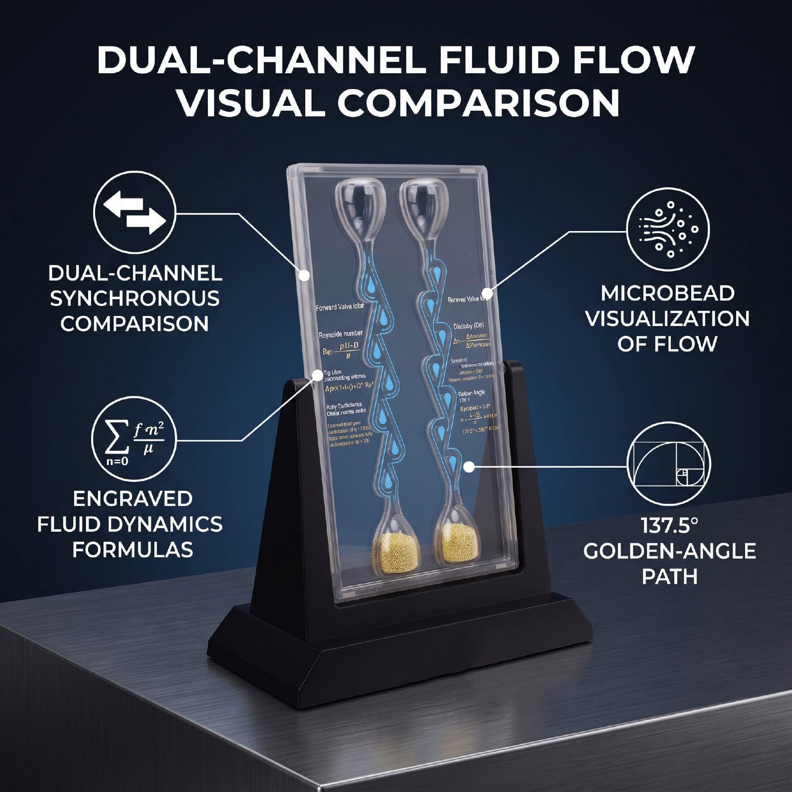 Demostrador de Flujo de Fluido, Herramienta Turbulenta Laminar