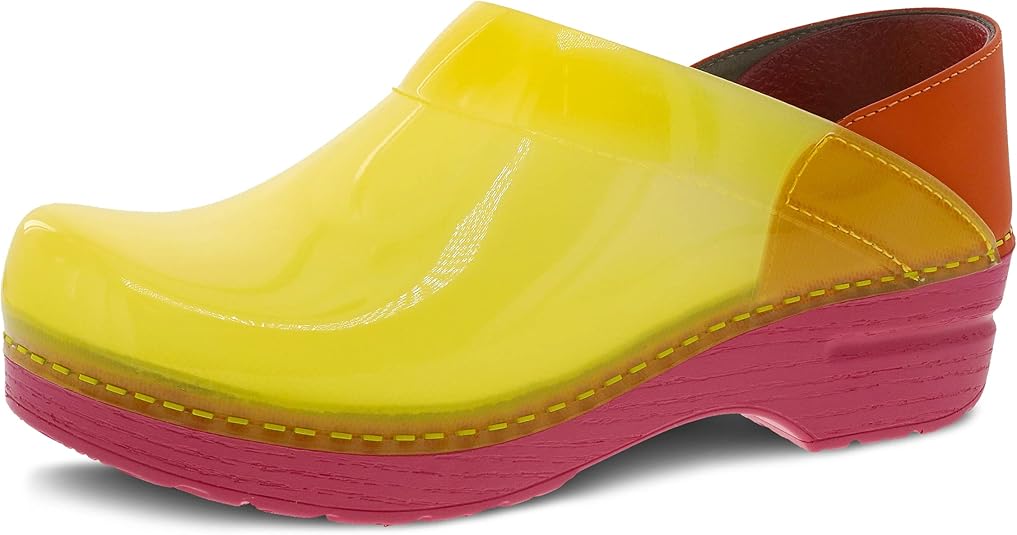 Dansko Zoccoli Professionali In Pelle Per Donna - Colore Jeans, Taglia 39.5/40 EU, Antifatica