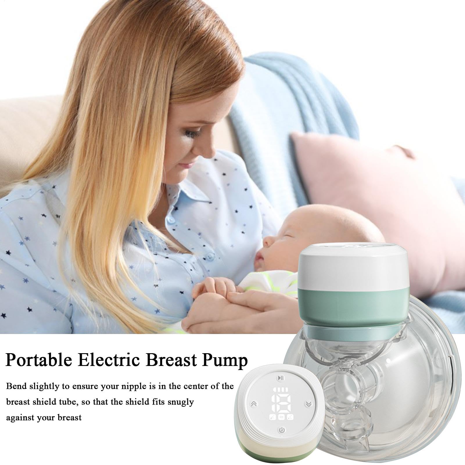 Tire-lait Portable 3 Modes, 9 Niveaux, Pompes À Lait Maternel, Pompe